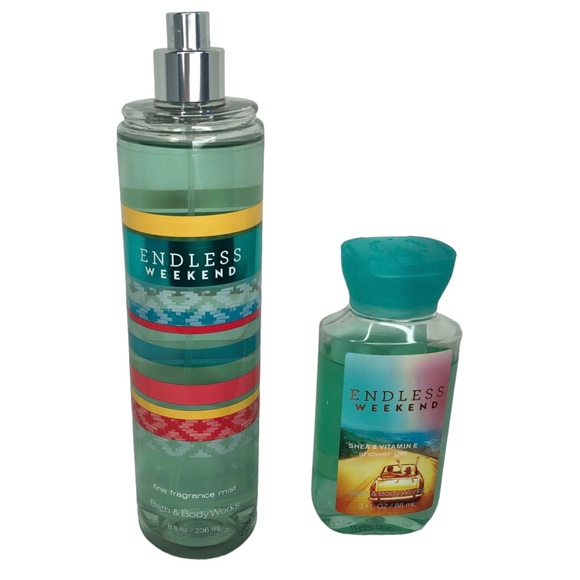 Bath and Body Works Endless Weekend Fine Fragrance Mist Spray 8oz Mini Size Gel - Picture 4 of 4